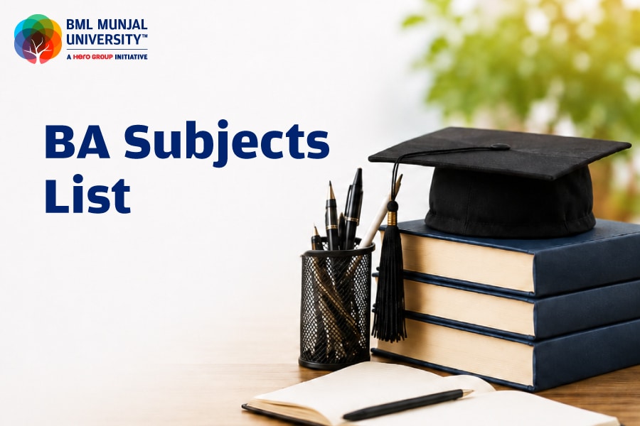 BA Subjects List