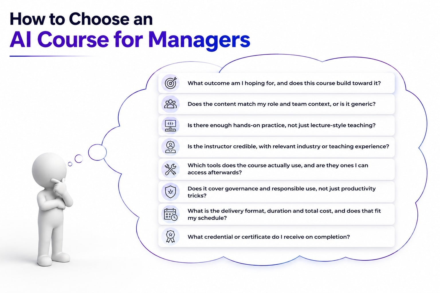 How To Choose an AI Course for Managers